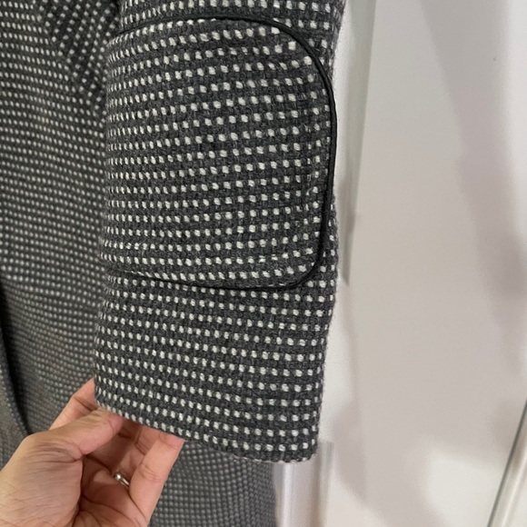 Soia & Kyo Tweed Herringbone Wool Coat - Picture 13 of 16